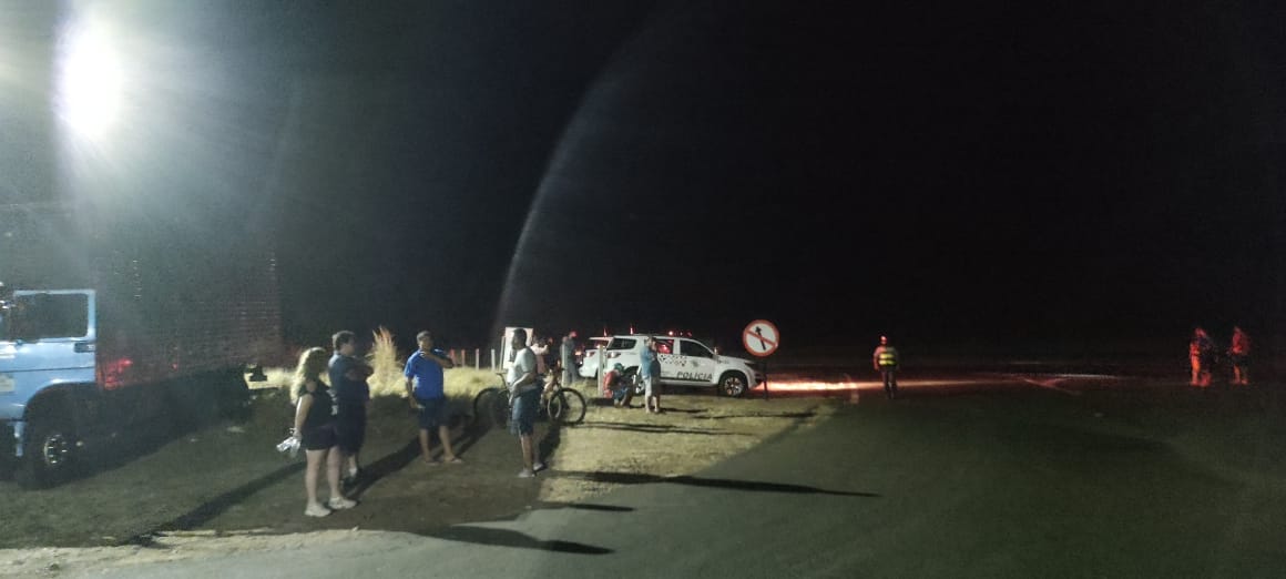 Foto 3 de 7 — Fim da manifestação dos caminhoneiros na Rodovia Washington Luís